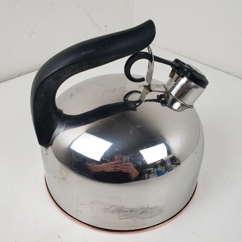 Revere Ware Paul Revere Signature Series Copper Bottom Tea Kettle